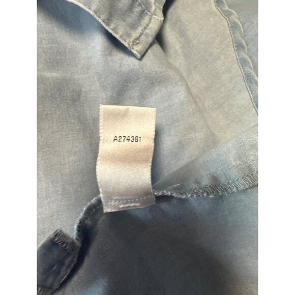 Joan Rivers Denim Boyfriend Tunic w/ Scoop Pockets Size 1X - Picture 10 of 11